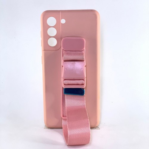 Capa com Suporte Rosa Galaxy S21