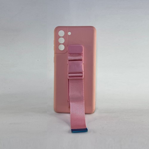 Capa com Suporte Rosa Galaxy S21 Plus