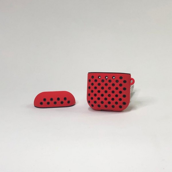 Capa de Silicone Simples Vermelha  - Airpods 1 e 2