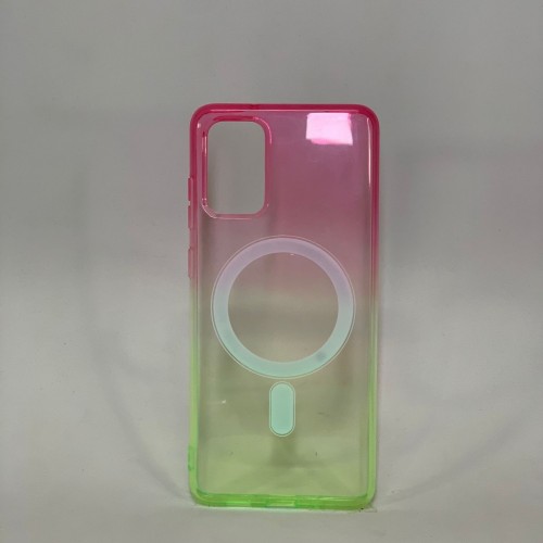 Capa Magsafe Rosa e Verde Galaxy S20 Plus