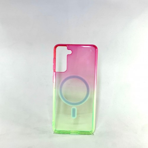 Capa Magsafe Rosa e Verde Galaxy S21 Plus