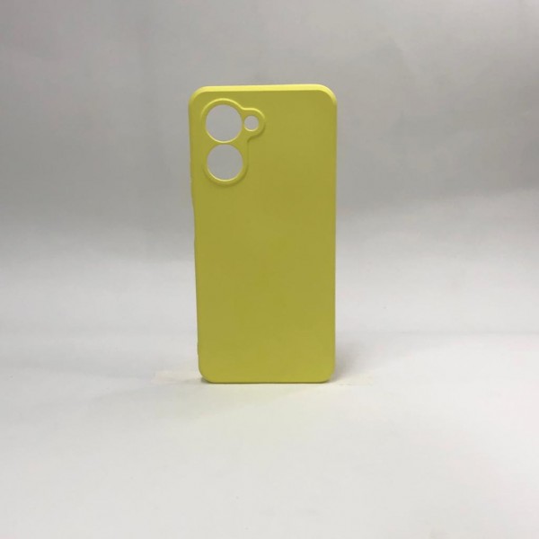 Capa Silicone Amarela - Realme C33