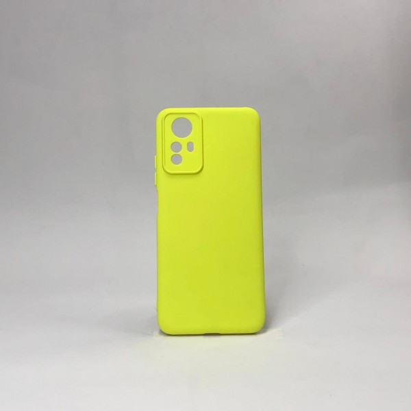 Capa Silicone Amarela  - Redmi Note 12s