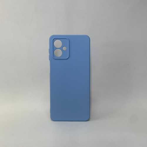 Capa Silicone Azul Bebê Moto G14