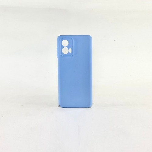 Capa Silicone Azul Bebê Moto G73