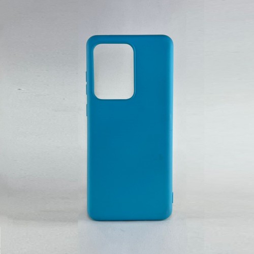 Capa Silicone Azul Claro Galaxy S20 Ultra