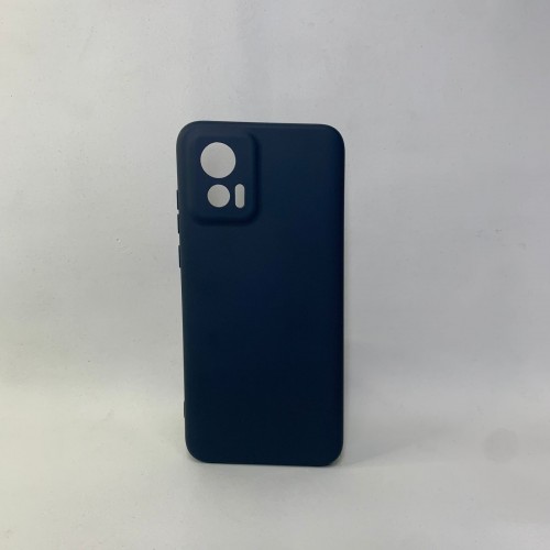 Capa Silicone Azul Escuro Moto Edge 30 Lite