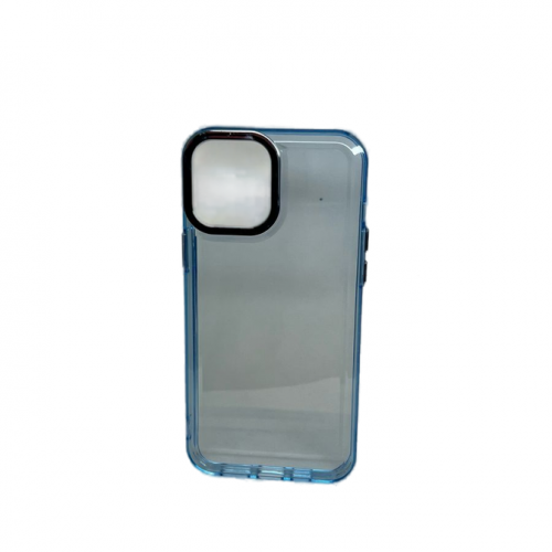 Capa Silicone Azul Iphone 12 Pro Max