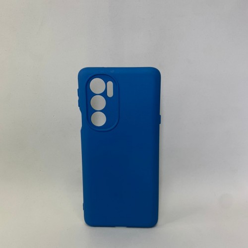 Capa Silicone Azul Moto Edge 30 Pro 5g