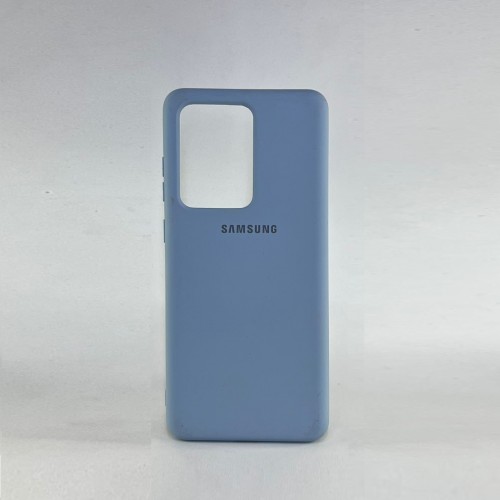 Capa Silicone Azul Pastel Galaxy S20 Ultra