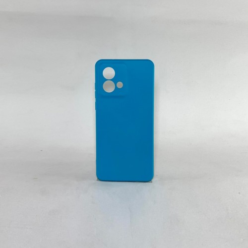 Capa Silicone Azul Pastel Moto G84