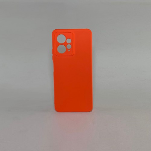 Capa Silicone Laranja Redmi Note 12 4g