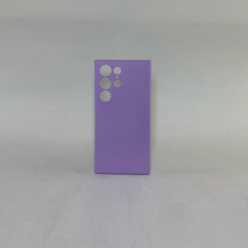 Capa Silicone Lilás Galaxy S24 Ultra