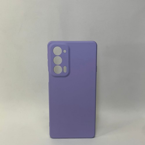 Capa Silicone Lilás Moto Edge 20