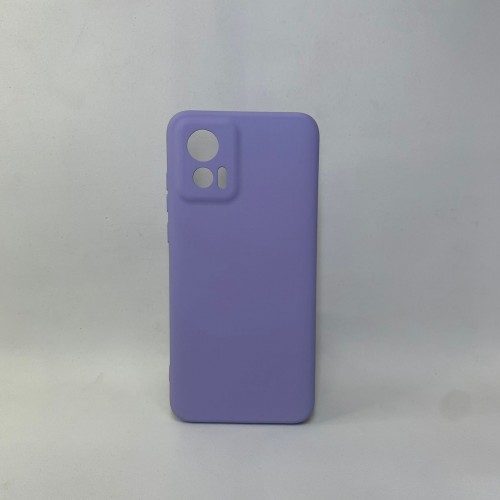 Capa Silicone Lilás Moto Edge 30 Lite