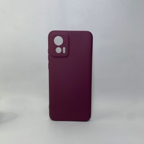 Capa Silicone Marsala Moto Edge 30 Lite