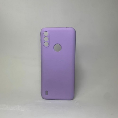 Capa Silicone Moto E7 Power Lilás