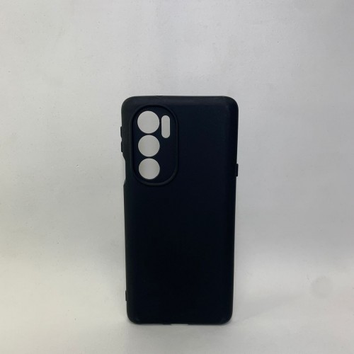 Capa Silicone Preta Moto Edge 30 Pro 5g