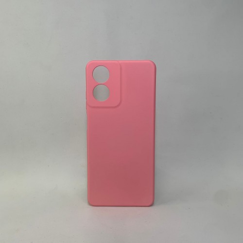 Capa Silicone Rosa Bebê Moto G04