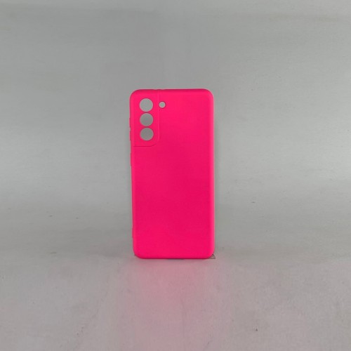 Capa Silicone Rosa Galaxy S21