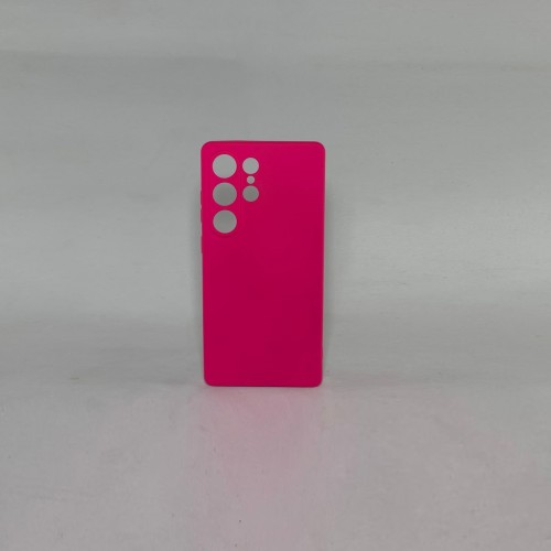 Capa Silicone Rosa Galaxy S25 Ultra