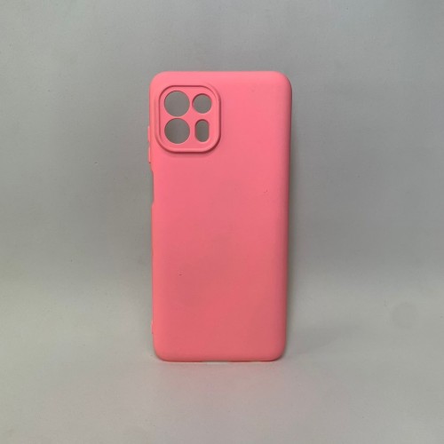 Capa Silicone Rosa Moto Edge 20 Lite