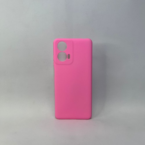 Capa Silicone Rosa Moto G24 Power