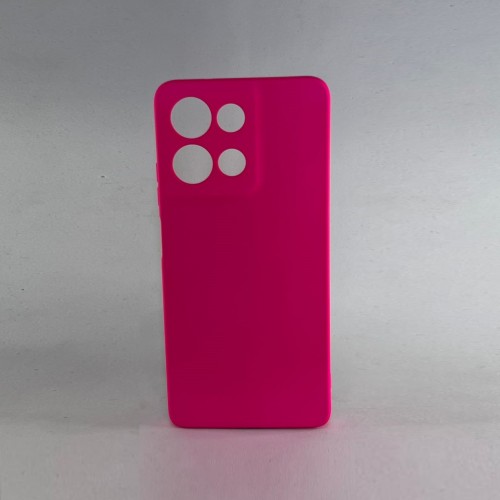 Capa Silicone Rosa Moto G75