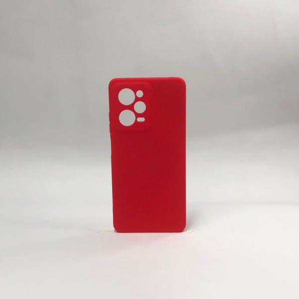 Capa Silicone Rosa Vermelha Poco X5 Pro 5G