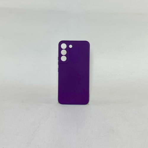 Capa Silicone Roxa Galaxy S22