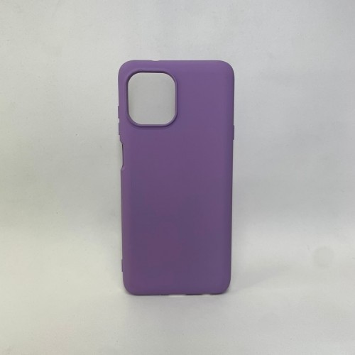 Capa Silicone Roxa Moto Edge 20 Lite