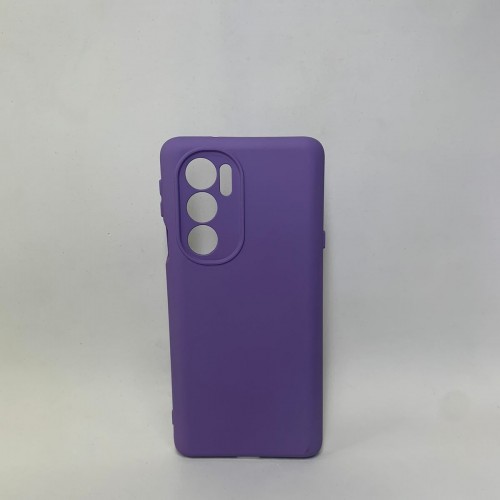 Capa Silicone Roxa Moto Edge 30 Pro 5g