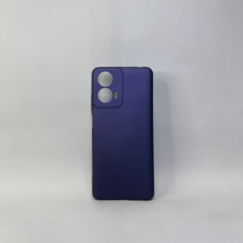 Capa Silicone Roxo Metálico Moto G24 Power