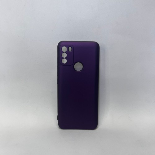 Capa Silicone Roxo Metálico Moto G50