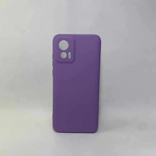 Capa Silicone Roxo Moto Edge 30 Lite