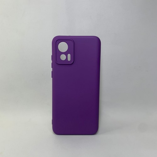 Capa Silicone Roxo Moto Edge 30 Neo