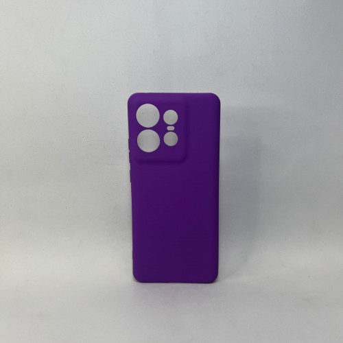 Capa Silicone Roxo Moto Edge 50 Pro