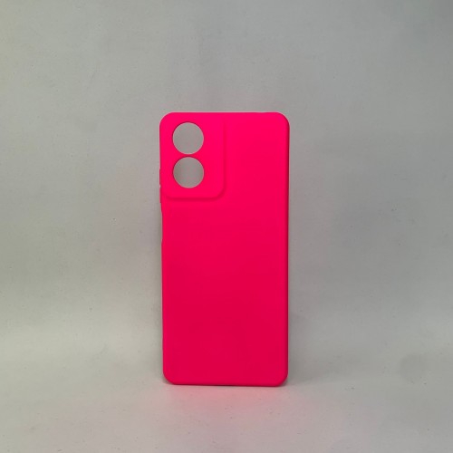 Capa Silicone Salmão Moto G04