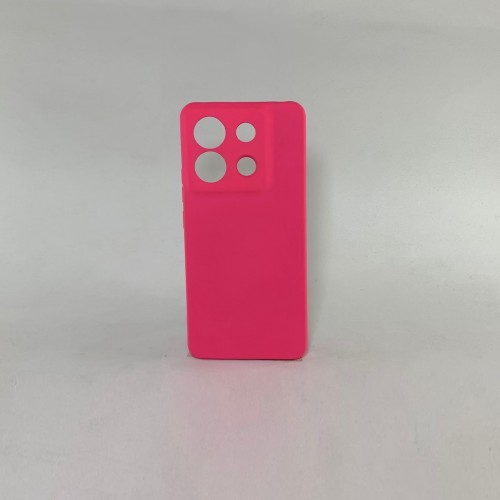 Capa Silicone Salmão Redmi Note 13 Pro 5g