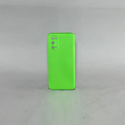 Capa Silicone Verde Claro Galaxy S20