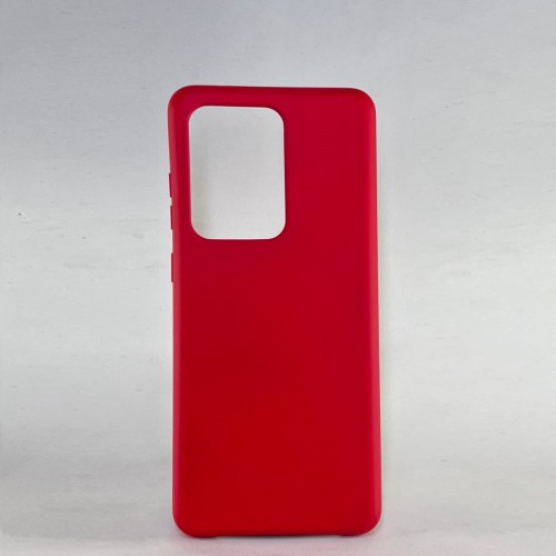 Capa Silicone Vermelha Galaxy S20 Ultra