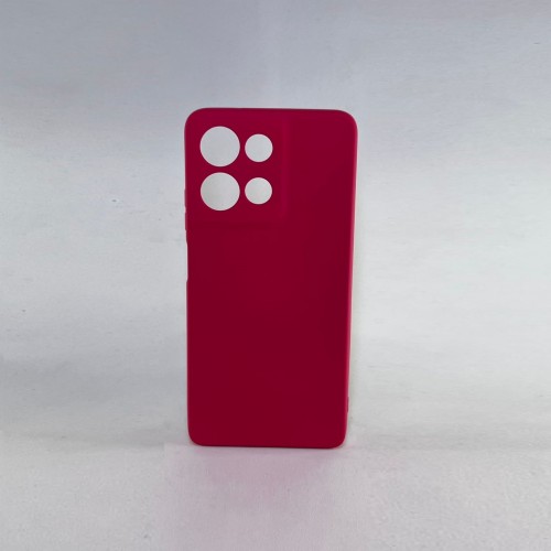 Capa Silicone Vermelha Moto G75