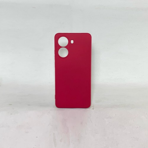 Capa Silicone Vermelha Poco X7 Pro