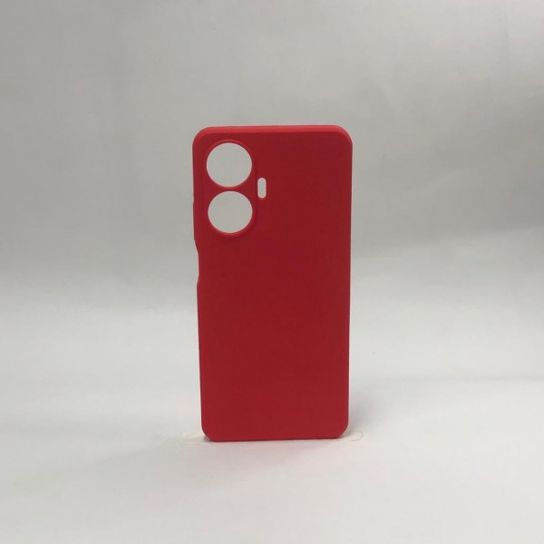 Capa Silicone Vermelha - Realme C55
