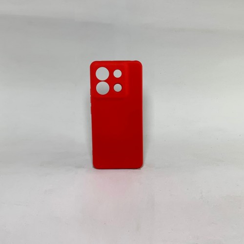 Capa Silicone Vermelha Redmi Note 13 Pro 5g