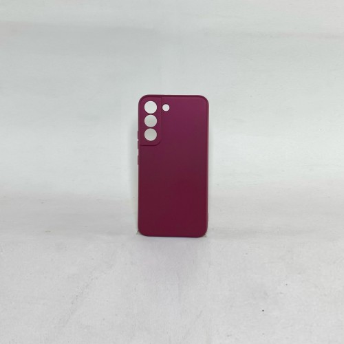 Capa Silicone Vermelho Escuro Galaxy S22