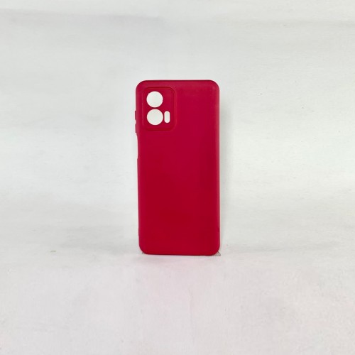 Capa Silicone Vermelho Escuro Moto G73