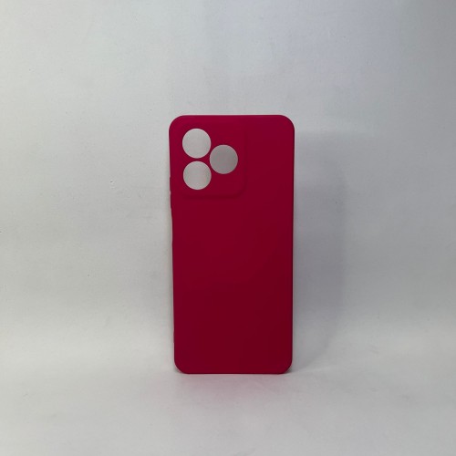 Capa Silicone Vermelho Escuro Realme Note 50