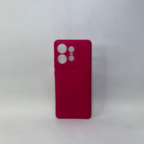 Capa Silicone Vermelho Moto Edge 50 Pro