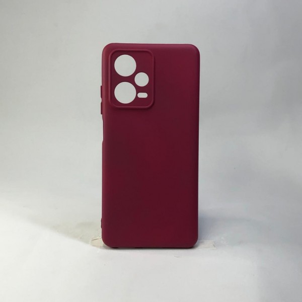 Capa Silicone Vinho  - Redmi Note 12 Pro Plus